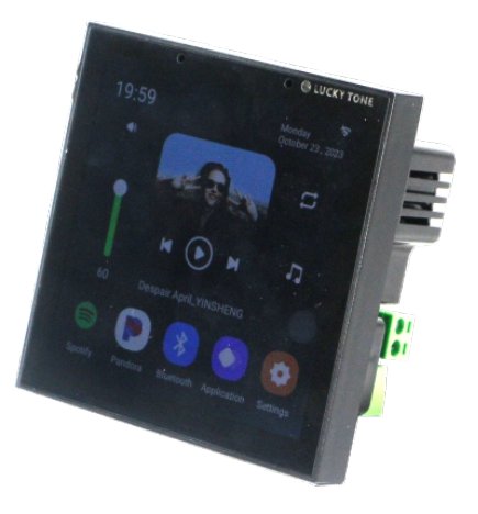 [NEXSC-BA-4-Z] شاشة تحكم لمس 4  بوصة – بوابة Zigbee ومضخم صوت 4×25  واط