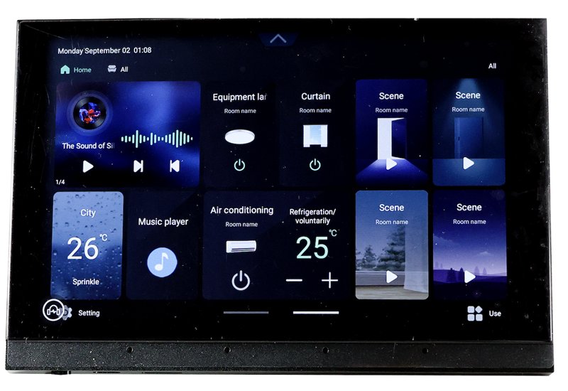 [NEXSC-BA-8-Z] 8 inch Touch Control Screen – 4 Zones & 8×30W Amplifier