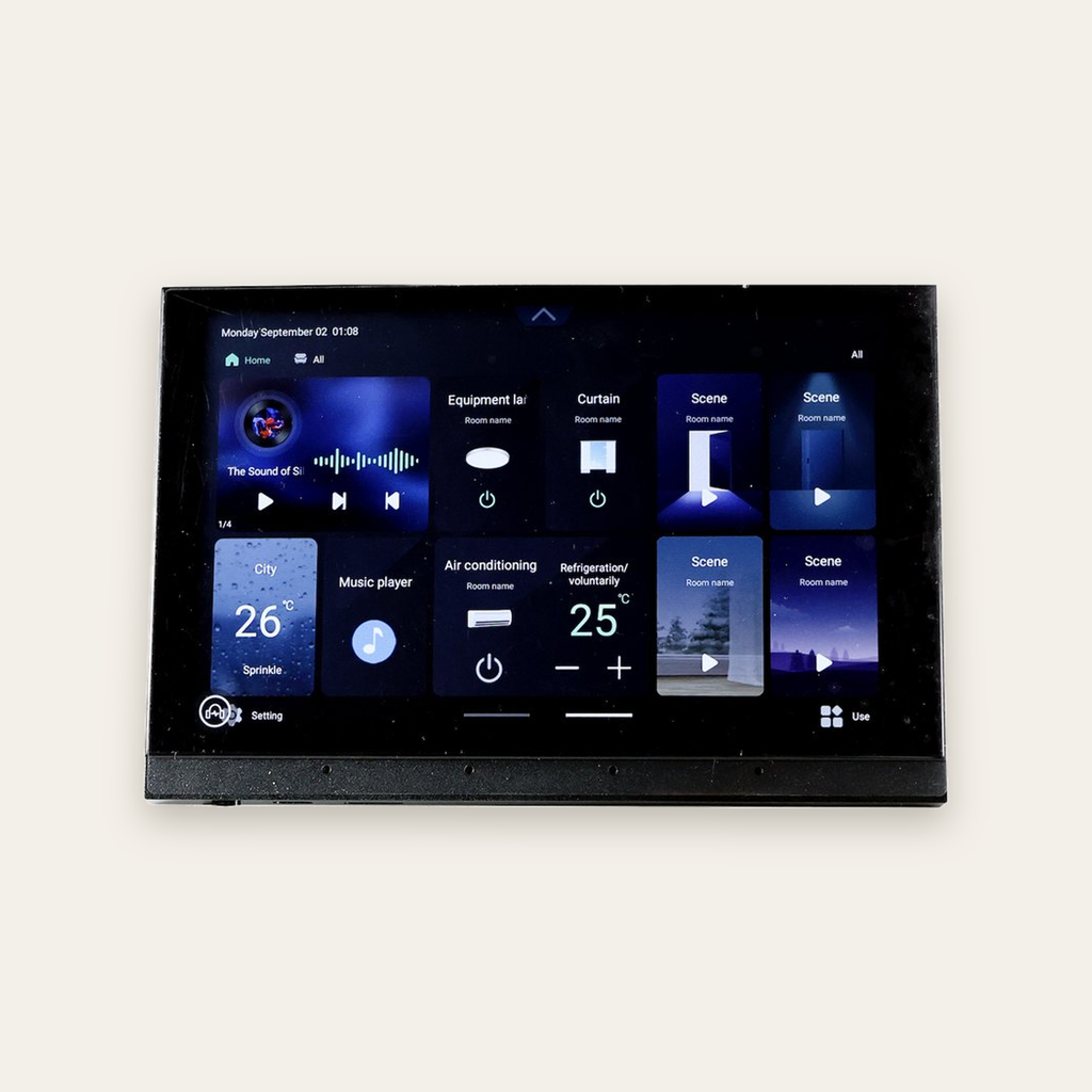 [NEXSC-BA-8-Z] 8 inch Touch Control Screen – 4 Zones & 8×30W Amplifier