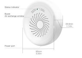 [NEXSE-GG-Z] كاشف تسرب غاز ذكي Zigbee – للغاز الطبيعي