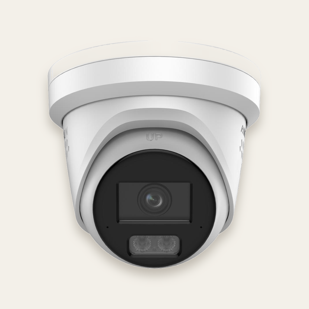 [DS-2CD2347G3-LIS2U] Hikvision 4MP ColorVu Turret Camera with Strobe and Siren